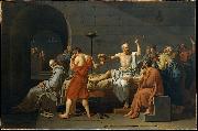 Jacques-Louis  David The Death of Socrates oil painting artist